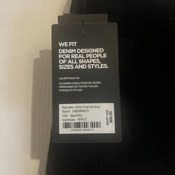 Silver Jeans Co. Infinite Fit High Rise Skinny Leg – Eco Friendly – Size M / 27 - Picture 3 of 6